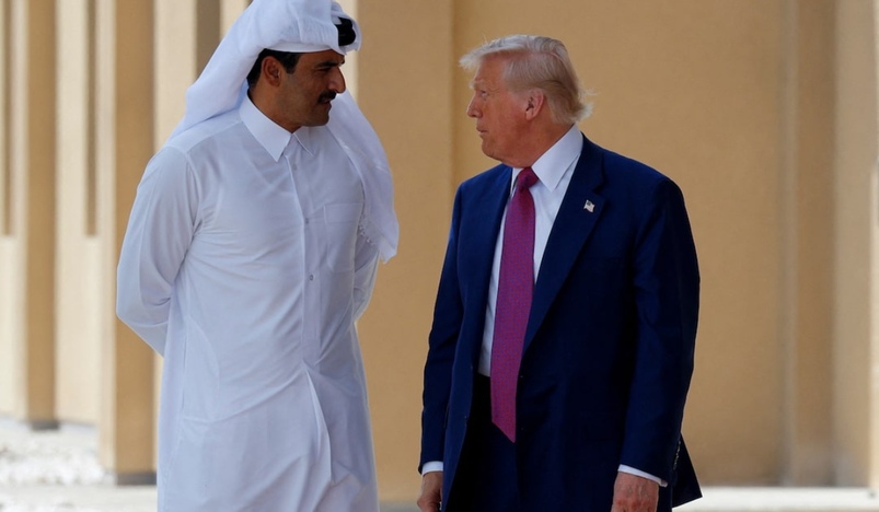 HH the Amir with US President